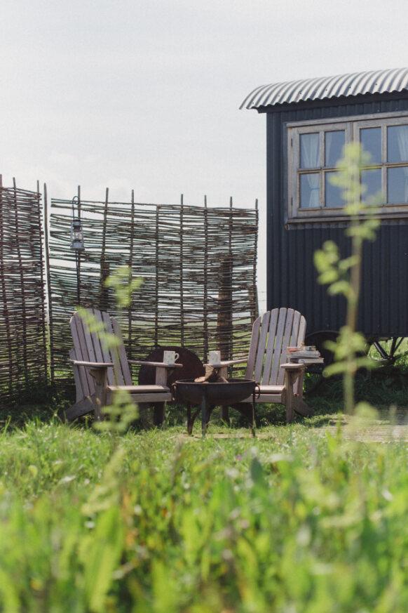 Nature stays in Elmley's Traditional Shepherds Hut