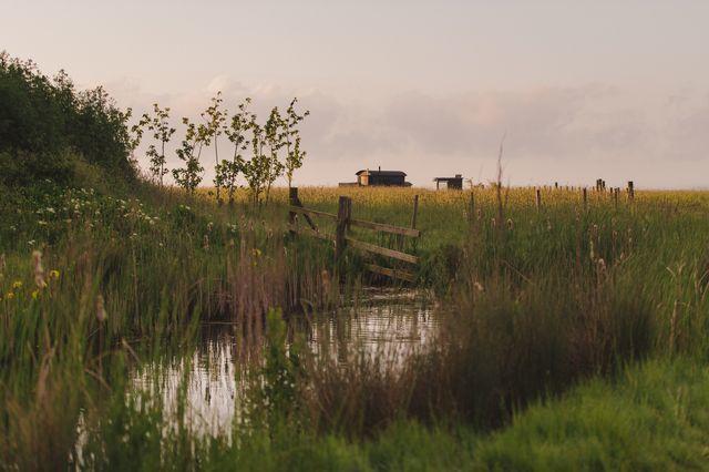 Shepherds huts and cabins for nature escapes at Elmley