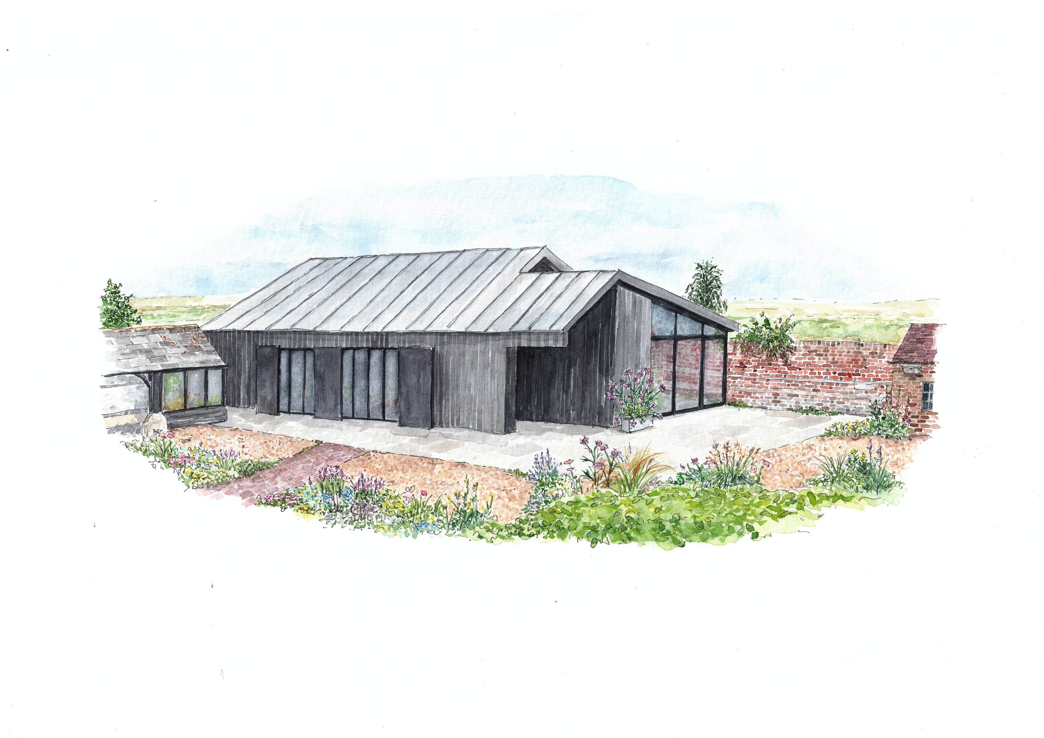 New barn and events space for weddings and events at Elmley Nature Reserve