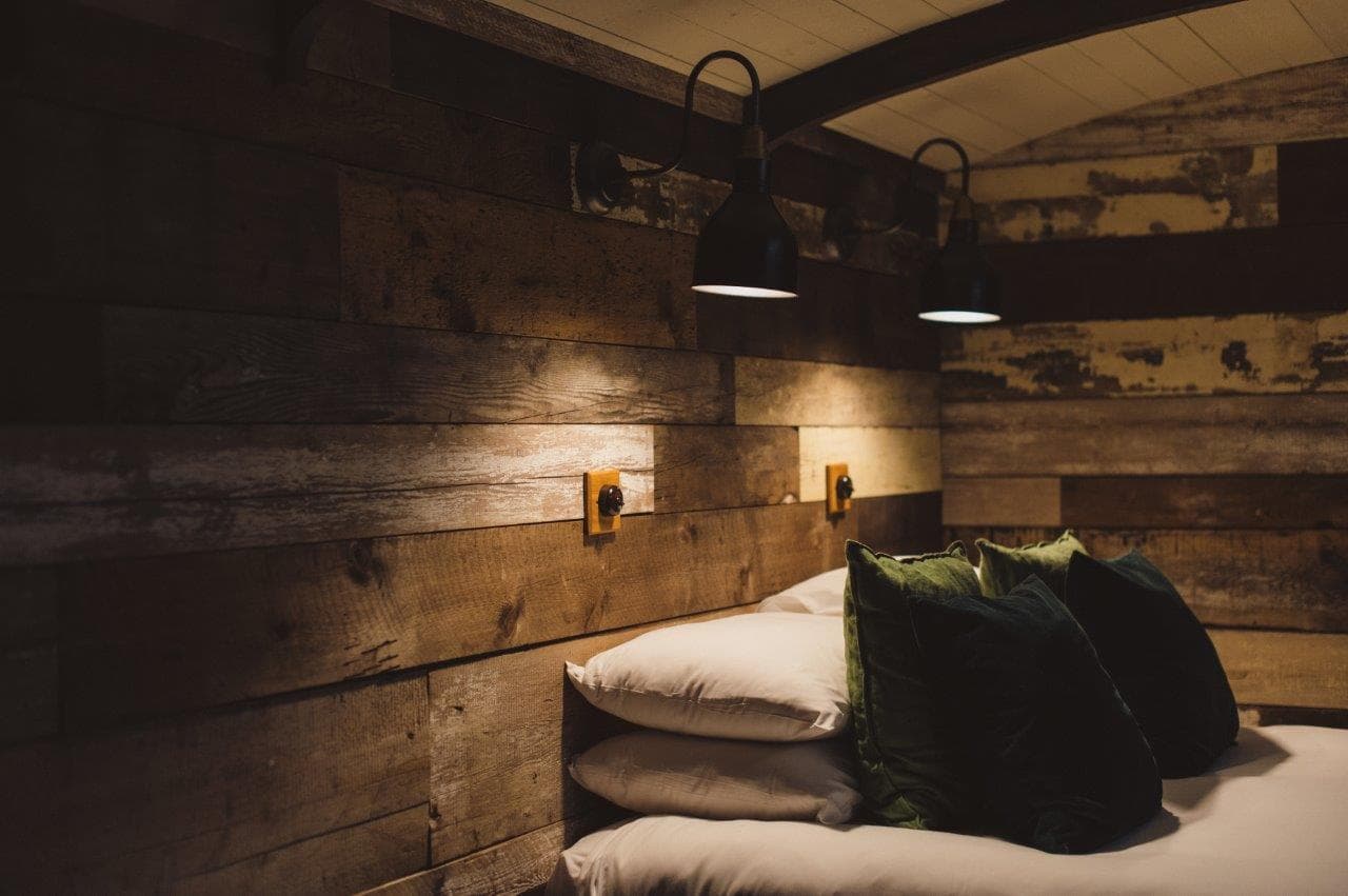 cosy bed details Martha's Hut