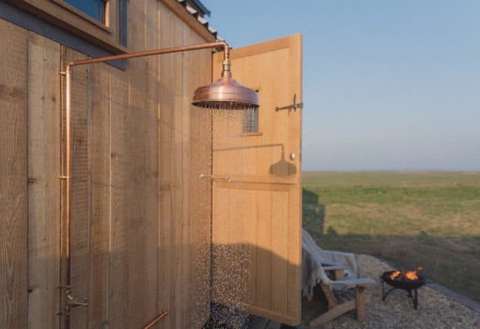outside shower