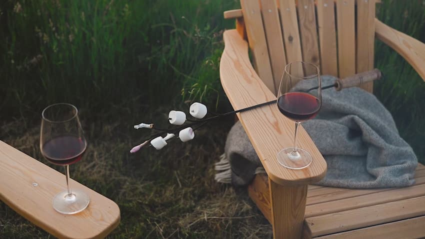 Elmley Bell Tents Firepit Chairs Glamping Kent