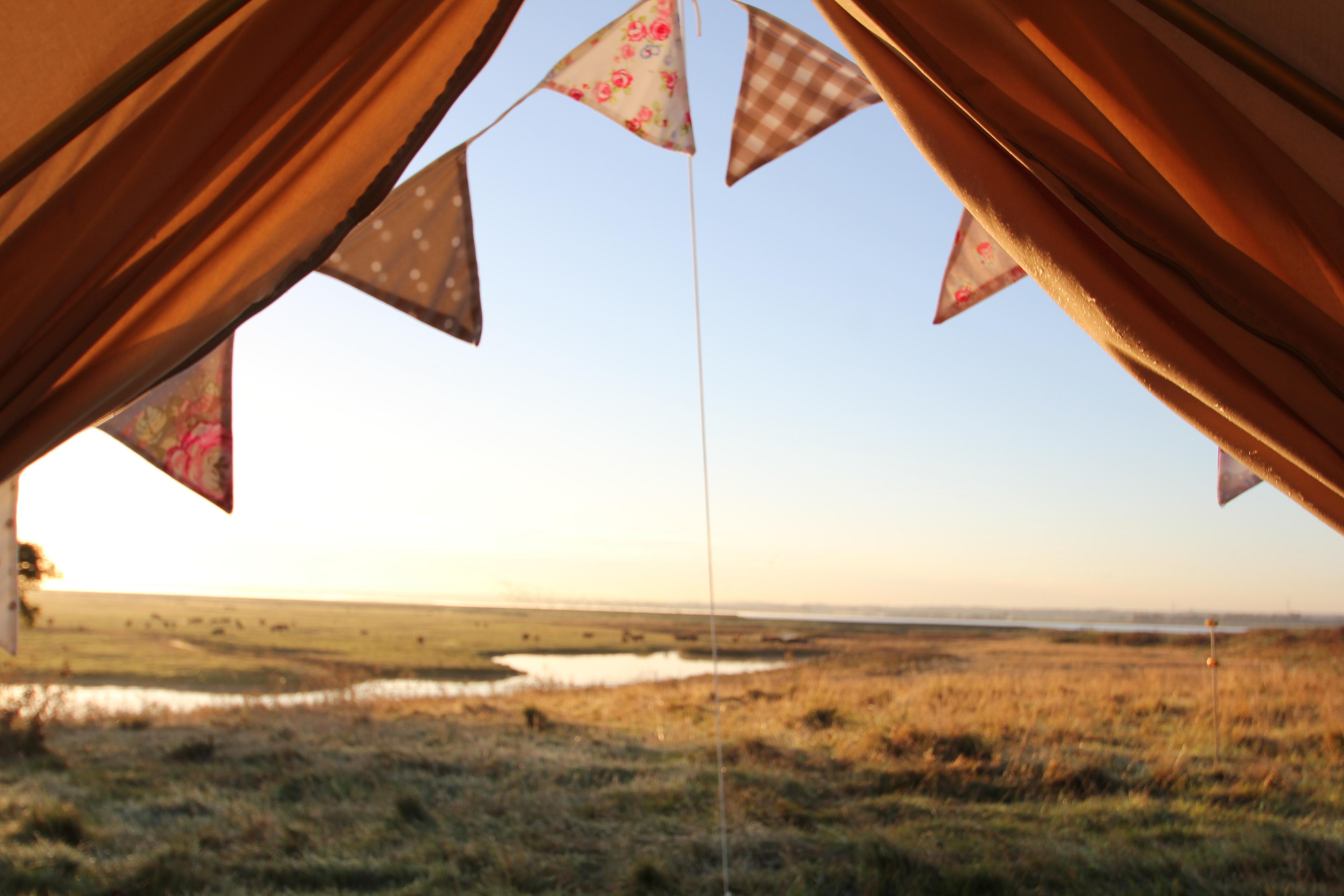 meadow glamping bell tent