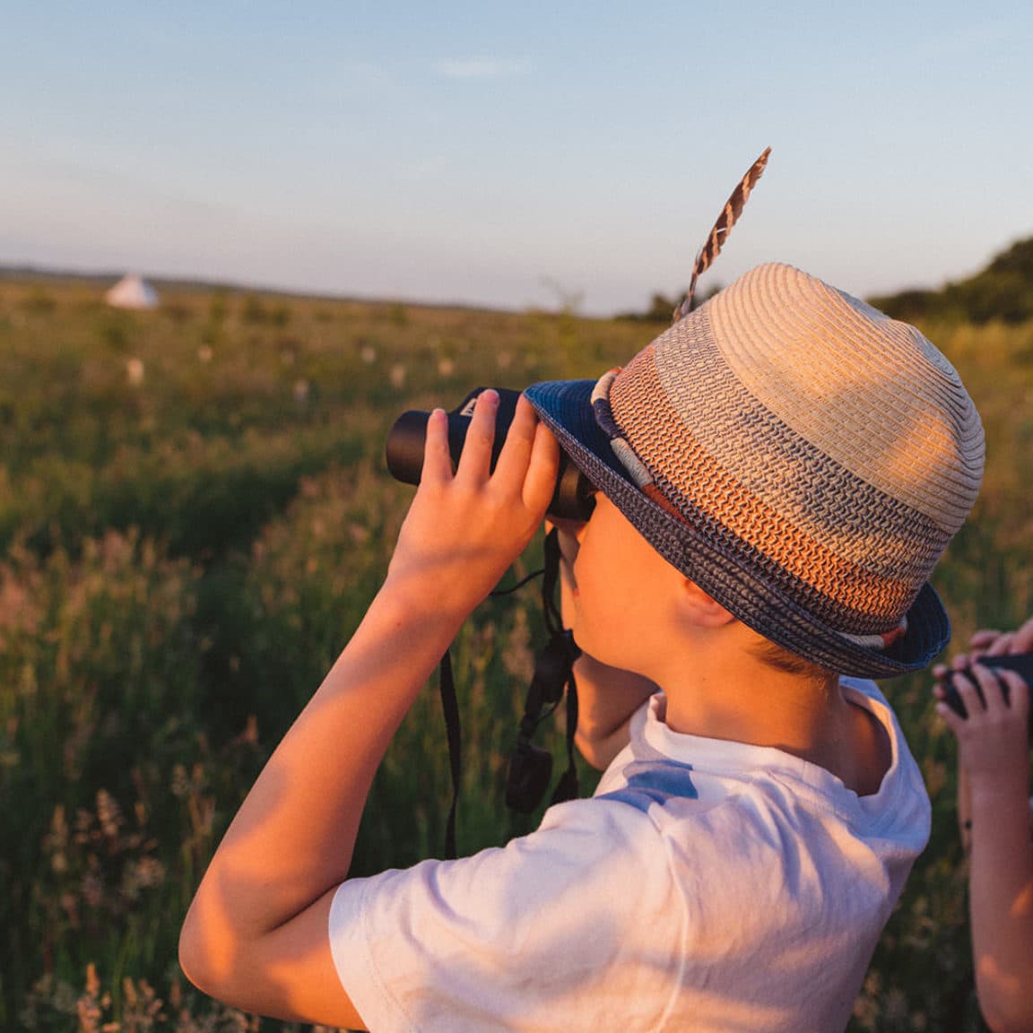 children nature walk