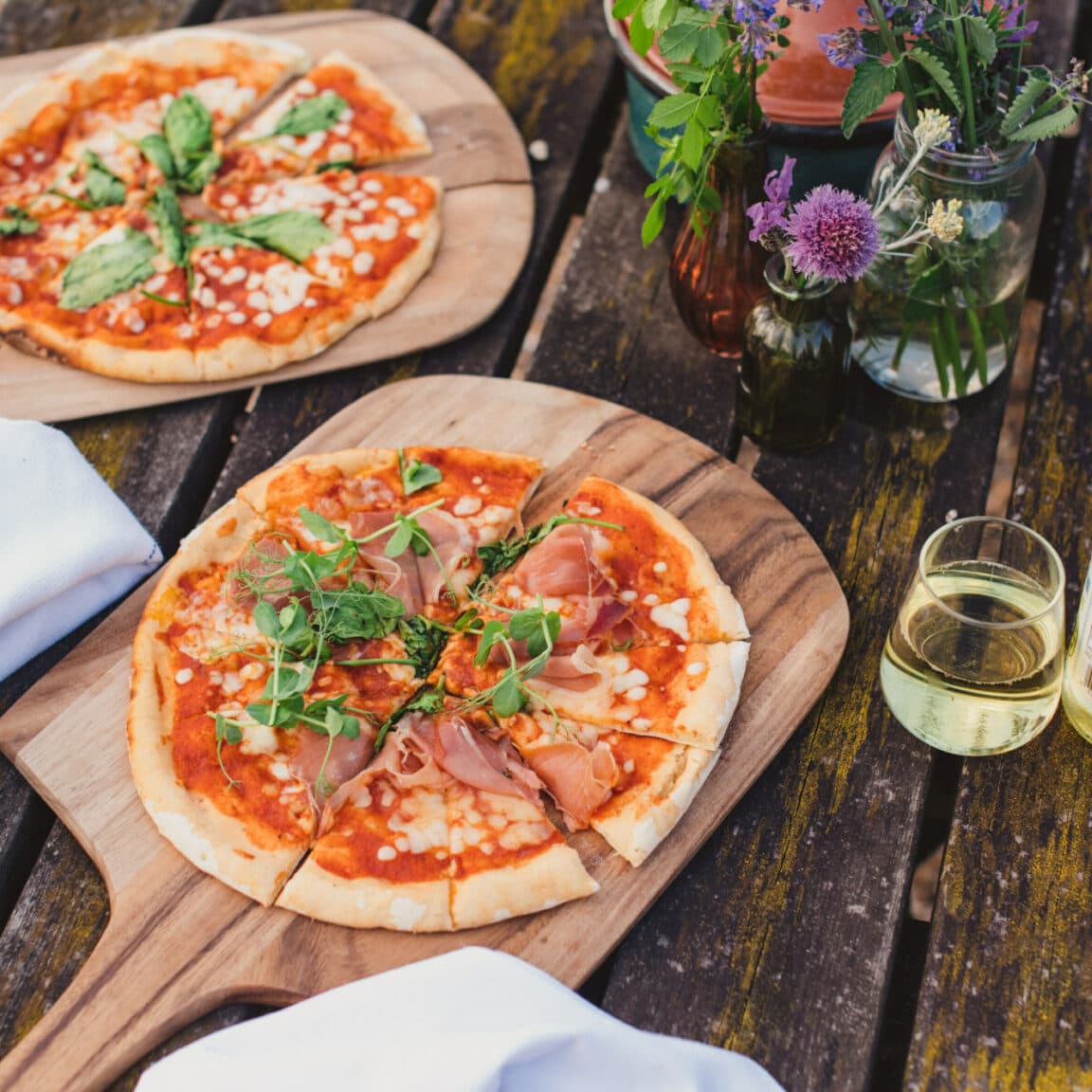 Woodfired Pizza from Elmley's pizza shack