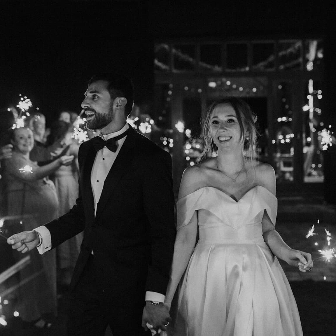 Sparkler exit from Kingshill Barn