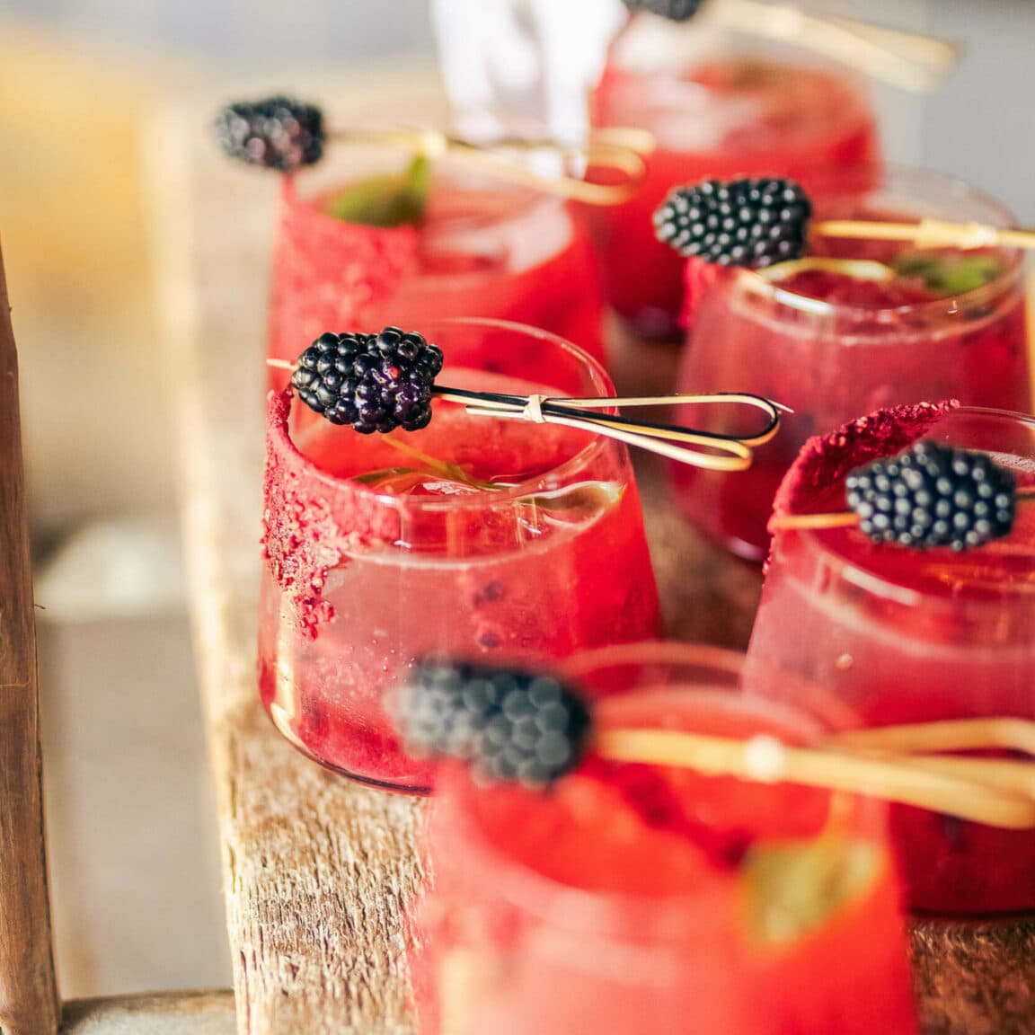 Reception drinks and canapes at Elmley